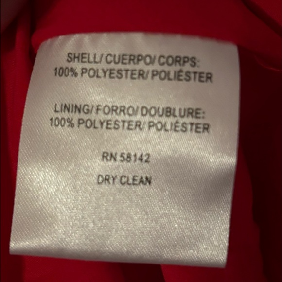 Cherry Red Maggie London Cocktail Dress Size 14 - Picture 7 of 7